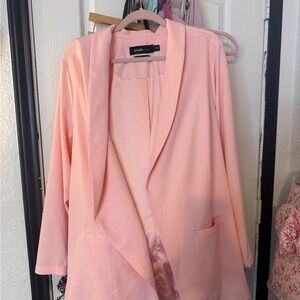 Torrid size 4 Pink Blazer Jacket